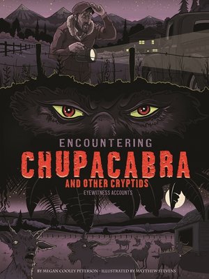 cover image of Encountering Chupacabra and Other Cryptids